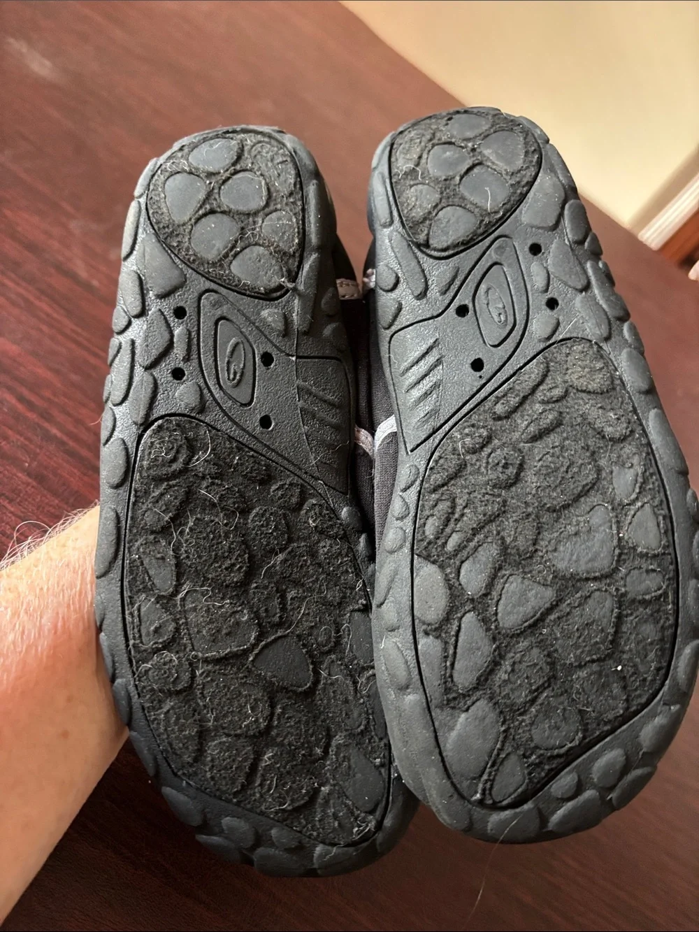Kids Black and Lime Water Shoes